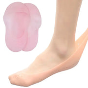 Bundle Of 2 Heel Protect Socks - Soft Silicone Pedicure Feet Care